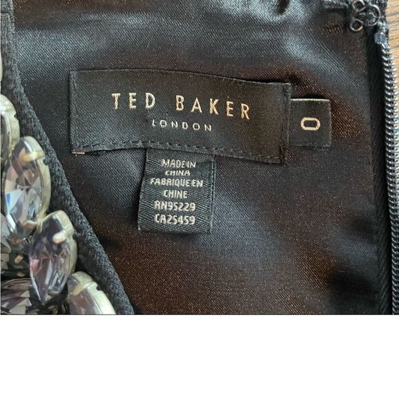 Ted Baker Evelin Embellished Neck Romper, Size 0-2 - Picture 5 of 11